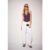 Stradivarius Neckholder-Body aus Mesh  Purpurrot S