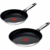 Tefal Emotion+ 2Teiliges Pfannenset 24/28Cm  Premium Edelstahl  Keramik Antihaftversiegelung  Induktion