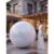BIGIEMME SRL Riesiger Spiegelball-Ballon Weiß 150 cm