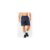 Domyos Shorts Herren atmungsaktiv Reißverschlusstaschen – marineblau