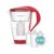 PearlCo GmbH Glas-Wasserfilter inkl. 12 Filterkartuschen rot