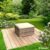 Brast Polyrattan Hocker braun