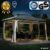 Brast Alu-Pavillon SUMMERDREAM 3x4m beige inkl. LEDs
