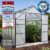 Brast Aluminium-Gewächshaus 310x250x235 anthrazit
