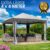 Brast Alu Pavillon INFINITY 4x4m hellgrau