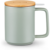 Teebecher aus Porzellan mit Filter 48 cl – KUSMI, edelstahlfilter, holzdeckel, teebecher – Kusmi Tea